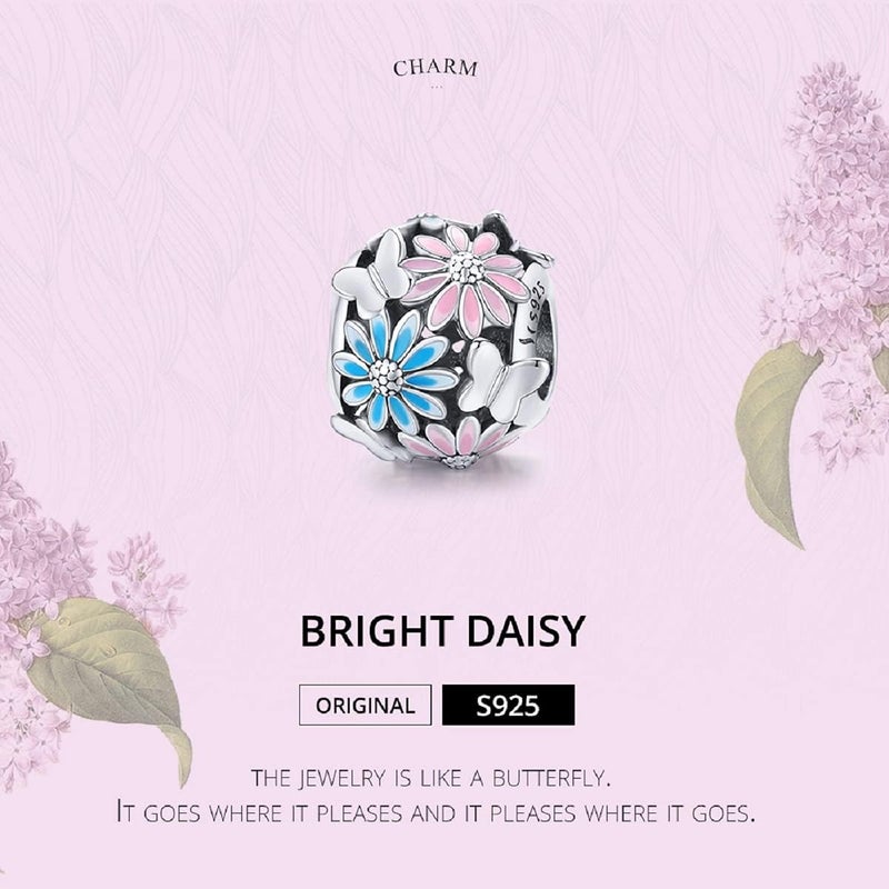 VOROCO Store Charm 925 Sterling Silver Bracelet Necklace Pendant Bead Charms Jewelry Gift for Women Mother Daughter Grandma Family Friends - Image 4